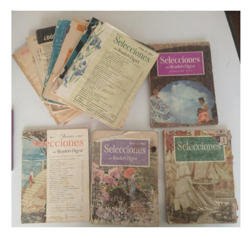 10 Revistas Selecciones Del Reader's Digest antiguas 50s