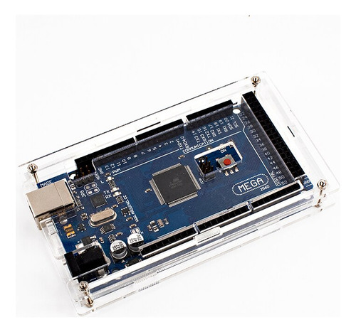 Tarjeta Mega 2560 Compatible Con Ide Arduino + Cable + Case