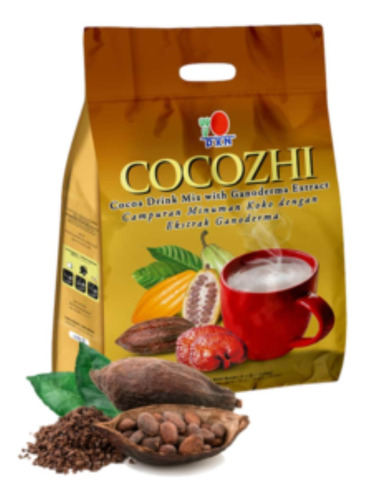 Cocozhi Dxn - Cacao/chocolate Con Ganoderma - Para Niños