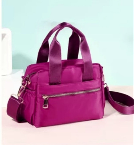 Imagen 2 de 7 de Bolsa Mochila Crossbody Bandolera Mujer Shoulder Bag