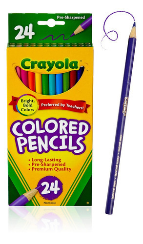 Crayola Lápis De Cor Apagável Erasable 24un