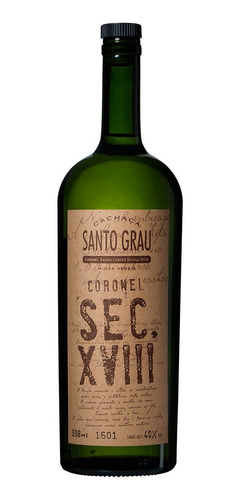 Cachaça Santo Grau Coronel Século Xviii 998ml