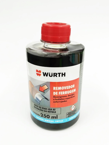 Removedor De Ferrugem Wmax Oxidação, Corrosão Wurth250ml