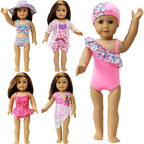 Ropa De Baño Para Muñecas American Girl 10 Unidades De Traje