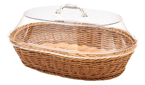 Cesta De Mimbre Para Frutas, Organizador De Cesta 25cmx35cm