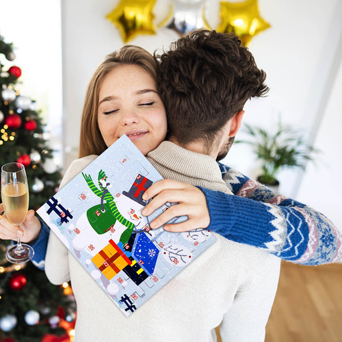 Set De Decoración Navideña, Calendario, Caja De Regalo, Diy
