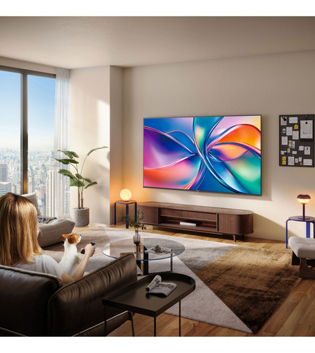 Hisense Pantalla Qled 4k De 65 65qd6qv Vidaa U Compatible Con Alexa ,dolby Vision Atmos, Escalado Ia A 4k, Hdmi, Lan, Wifi. Control De Voz. Bluetooth. (2025) Free Hdmi Cable 4k