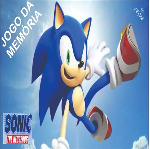 Jogo da memória tema SONIC