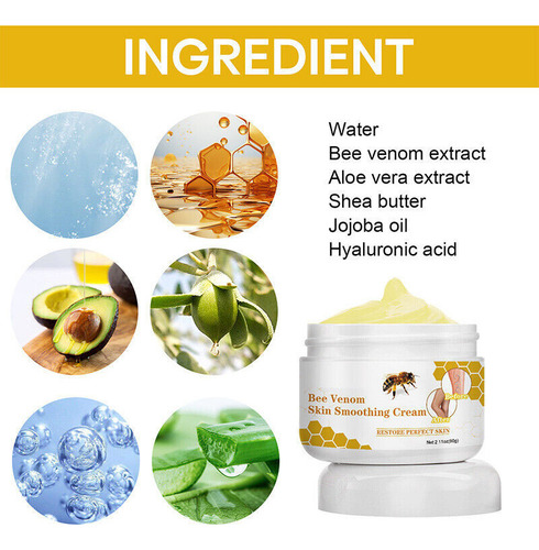 Crema Reparadora De Venas Varico Con Veneno De Abeja.2pc
