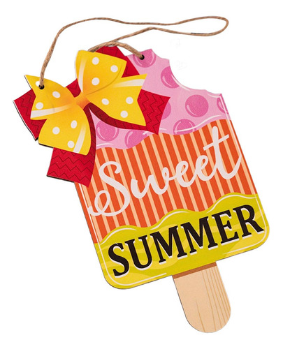 Letrero Colgante Ice Cream Sandbeach Para Dulce Verano