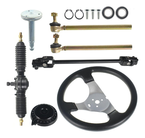 Marddpair Go Kart - Kit De Acero Para Volante De 300 Mm