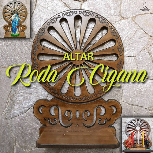 Imagem 1 de 7 de Altar Roda Cigana - Para Povo Cigano / Sara Kali
