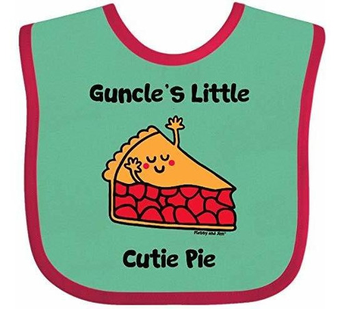 Baberos Para Bebé Inktastic Guncle's Little Cutie Pie Baby B