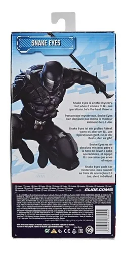 Imagem 4 de 4 de Boneco Gi Joe Figura Olympus Snake Eyes - Hasbro F1021