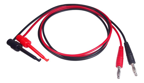 Goupchn 2pcs 4mm Banana Plug To Test Hook Clips Test Lead..