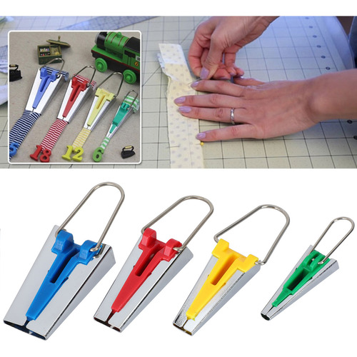 Bias Tape Maker 4pcs Makers Manual Sewing Accessories Diy