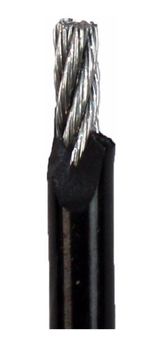 Cable Acero Forrado 1 Mt X 5 Mm Multigimnasio Gym Servicegym Color Negro