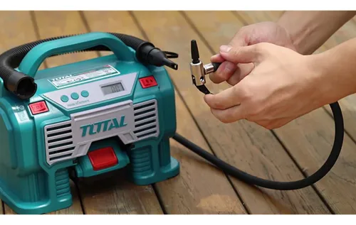 Inflador Compresor Aire 20v Bat+ Carg Total Tacli2002