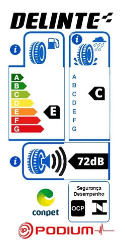 Kit De 2 Pneu Aro 15 205/70r15c Delinte Dv2 106/104s 8 Lonas