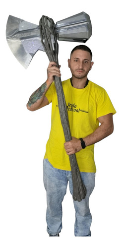 Machado Martelo Do Thor Stormbreaker Em Aço Com Led