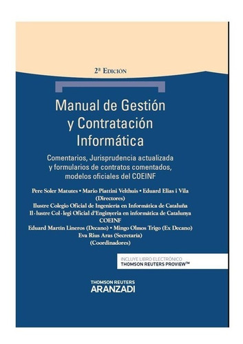 Manual De Gestion Y Contratacion Informatica(+ebook)