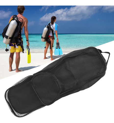 Mesh Bag Portable Nylon Diving Backpack Snorkeling Shoulders