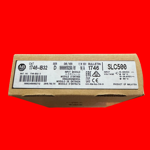 Allen Bradley 1746-ib32 Moidulo Para Plc Slc 500 32 Entradas