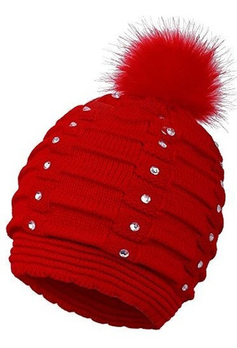 Sombrero Gorro Boina Muje Arctic Paw Gorro Tejido Trenzado H