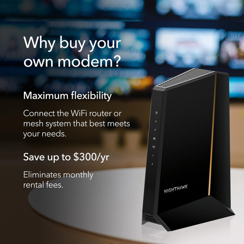 Netgear Nighthawk Docsis 3.1 Mid/high-split Cable Modem (...