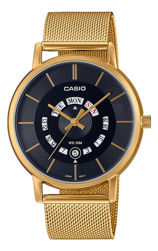 Reloj Casio Mtp-b135mg-1a Acero Hombre Dorado