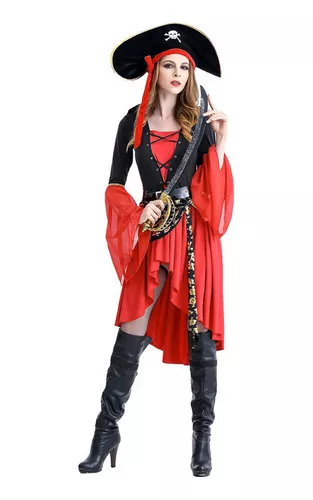 Fantasia Cosplay Piratas Do Caribe Jack Sparrow Carnaval, Elo7