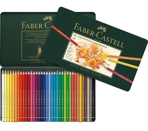 Lápiz Polychromos Faber Castell Estuche X 36 Colores