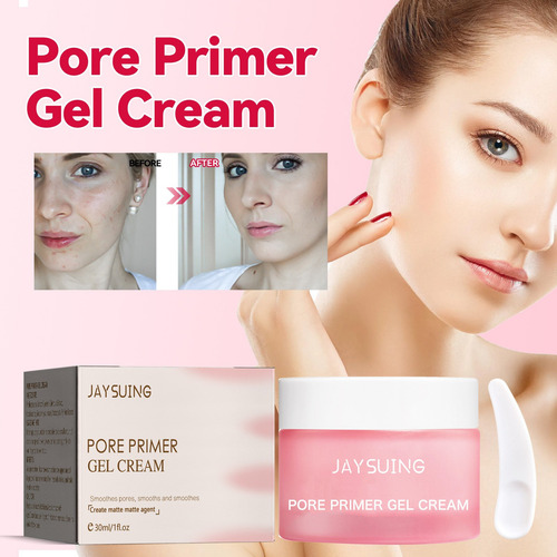 Crema Facial Base Para Poros, Poros Cerrados, Aplanada, Fáci