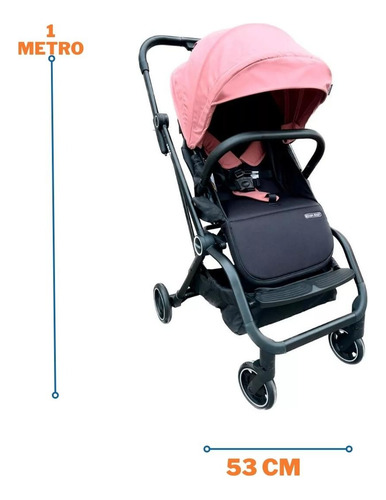 Imagen 3 de 10 de Coche Cuna Bebè Mega Baby Java 360º Rebatible Y Compacto