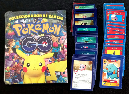 Album Coleccionador Cartas Pokemon Go + Figuritas