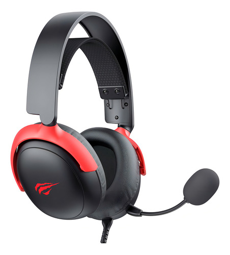 Headset Gamer Havit Gamenote H2015f Preto/vermelho Cor Preto
