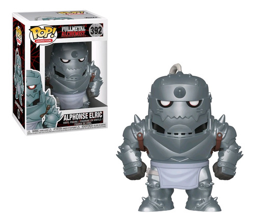 Boneco Pop Funko 392 Alphonse Elric Fullmetal Alchemist