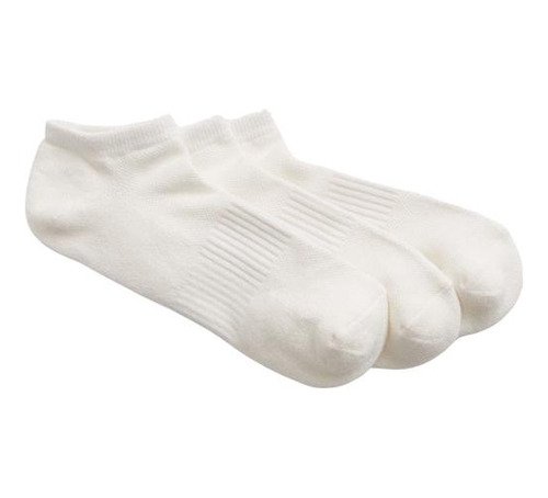 Calcetines Pack De 3 Al Tobillo Blanco