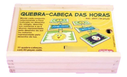 Quebra Cabeça Das Horas - Carimbrás