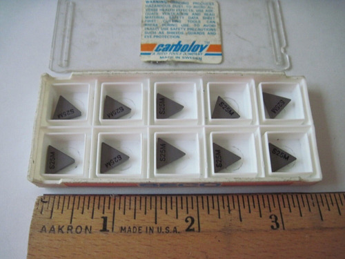 (qty 10) Seco Tpgn110204 Tpg211 S25m Carbide Turning Ins Jjh