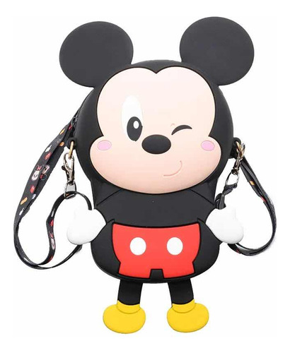 Bolsito Monedero De Caucho De Mickey Mouse De Disney
