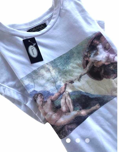 Remera Negra Obra De Arte  Oriana&madisonco Palermo