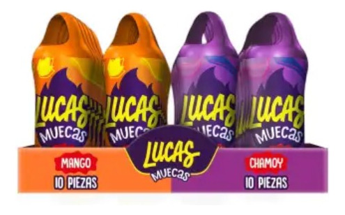 Paleta Con Chile En Polvo Lucas Muecas Mango-chamoy 240 Pzas