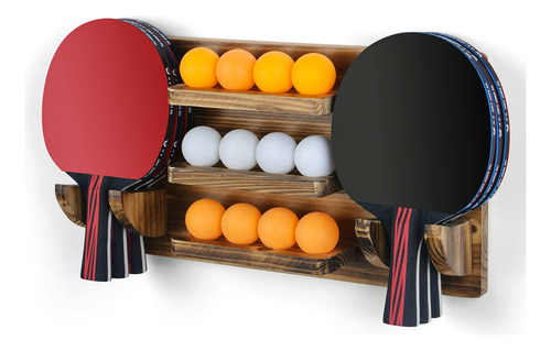 Soporte Paleta Ping Pong Ikkle Estante Almacenamiento Tenis