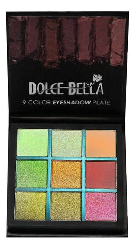 Paleta De Sombras 9 Colores Dolce Bella Maquillaje Belleza Color De La Sombra Gb0920-02