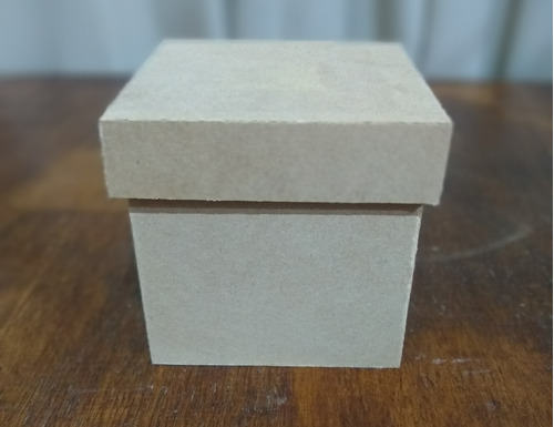 Caja Fibrofacil 6x6x6 Con Tapa Tipo Zapato X 40 Un. Souvenir