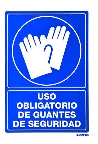 Señal Guantes De Poliestireno Surtek Ses14 De 25x36 29915160