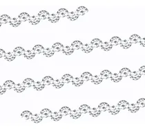 Comprar Rollo De Falso Strass Forma Ondulada X 9 Metros - Ideal Deco