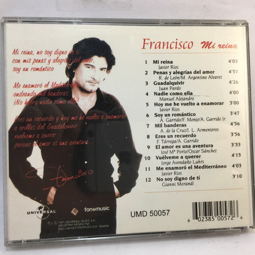 Francisco - Mi Reina - Cd (Usado)