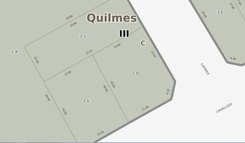 Imagen 2 de 4 de Lote En Venta En Quilmes Oeste
